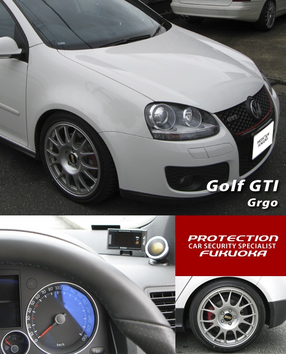 Volkswagen Golf GTI 基本機能と拡張性を考慮し「Grgo」をインストールさせていただきました。さらに最新のレーダー探知機Z106Ciを装着（画像左下）薄型ですので設置の自由度が高くなっております。